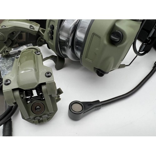 6TH GEN TACTICAL HEADSET тактическая гарнитура, звукосниматель и шумоподавление, активные в Набережных Челнах