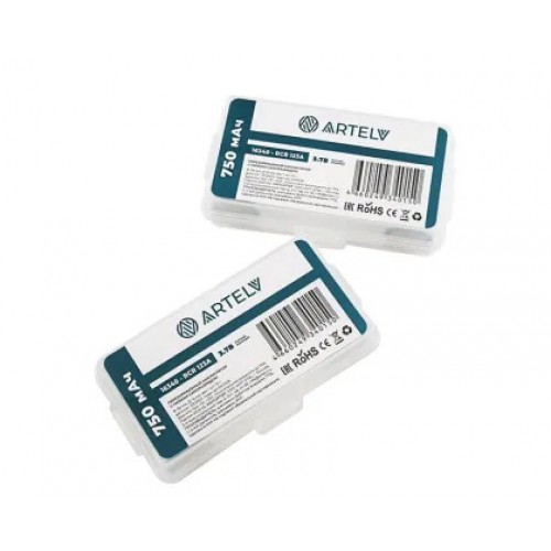 Аккумуляторные батареи RCR123 ARTELV 3.7V Li-Ion 750 mAh в Набережных Челнах