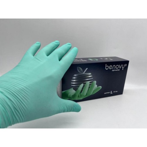 BENOVY MULTICOLOR НИТРИЛ медицинские цветные перчатки в Набережных Челнах
