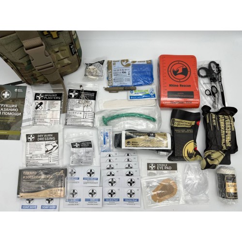 Военная тактическая аптечка RHINO RESCUE 25в1 в Набережных Челнах