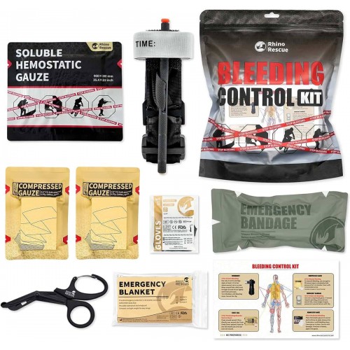 Комплект для остановки кровотечений «Bleeding Control Kit» Rhino Rescue в Набережных Челнах