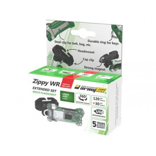 Наключный фонарь Armytek Zippy Extended Set WR (Green Jade) в Набережных Челнах