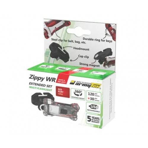 Наключный фонарь Armytek Zippy Extended Set WR (Red Ruby) в Набережных Челнах